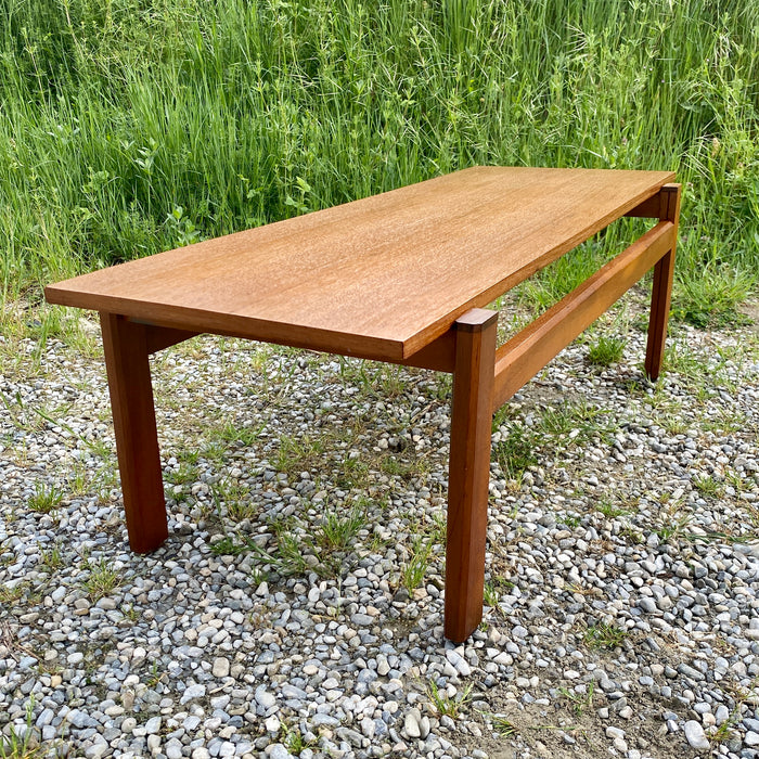 Tavolino basso legno teak design danese 1960 ca