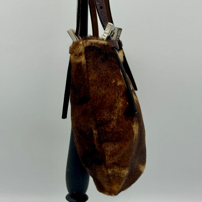 Borsa Fendi Croissant pelle mucca effetto cavallino 2000 ca