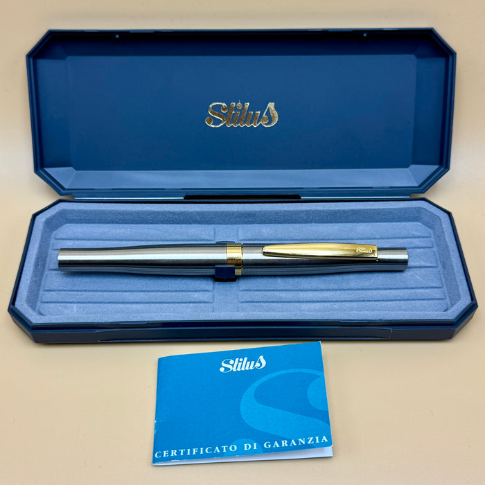 Stilus penna stilografica con scatola Made in Italy 2000 ca