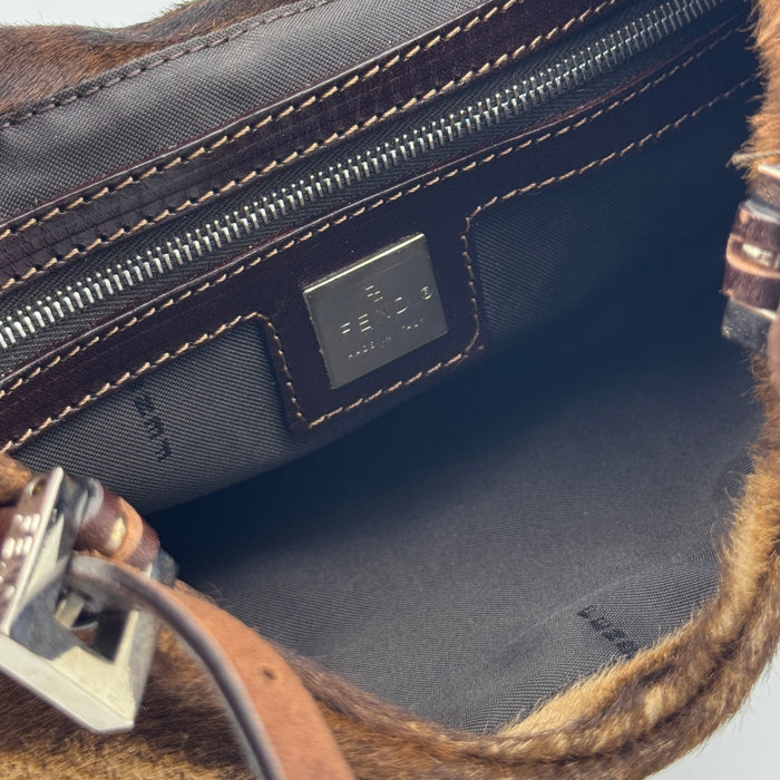 Borsa Fendi Croissant pelle mucca effetto cavallino 2000 ca