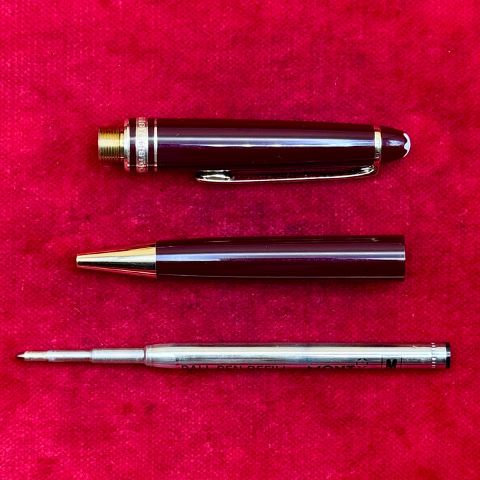 Montblanc Meisterstuck bordeaux penna roller Germania 2010 ca