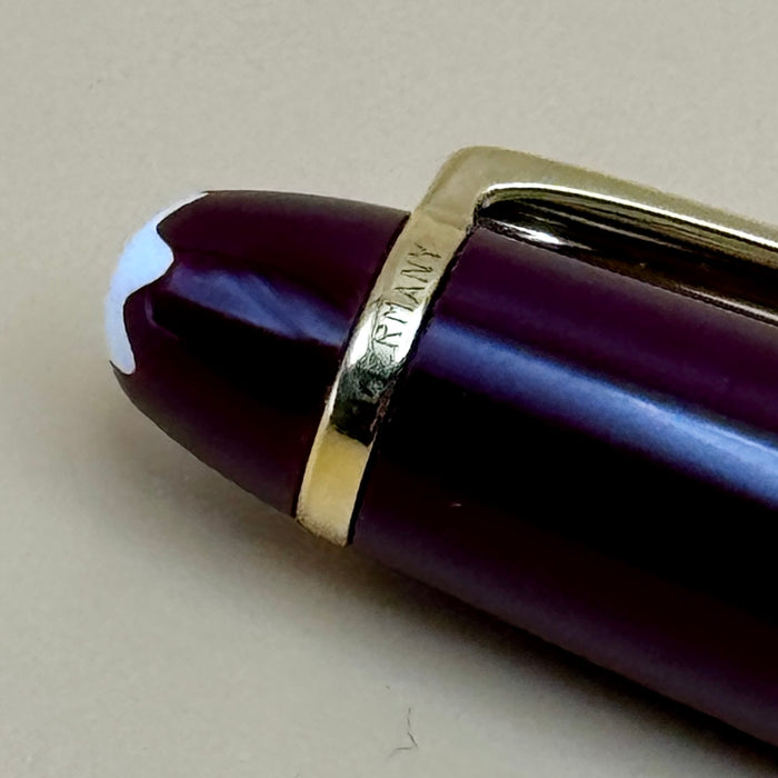 Montblanc Meisterstuck bordeaux penna roller Germania 2010 ca