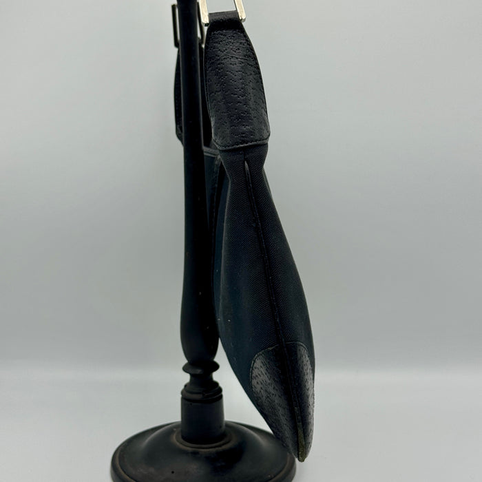 Borsa Gucci Jackie in tela e pelle nera 2000 ca