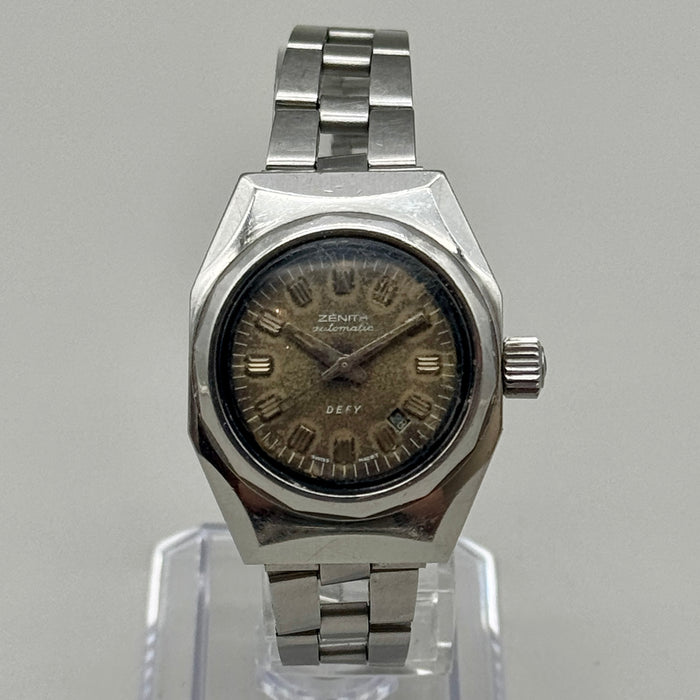Zenith Defy Lady orologio da polso acciaio bracciale Gay Frères garanzia Swiss 1974