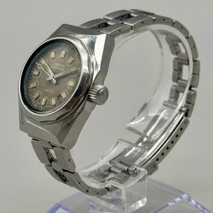 Zenith Defy Lady orologio da polso acciaio bracciale Gay Frères garanzia Swiss 1974