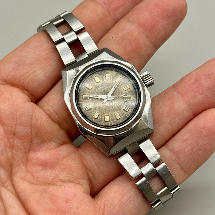 Zenith Defy Lady orologio da polso acciaio bracciale Gay Frères garanzia Swiss 1974