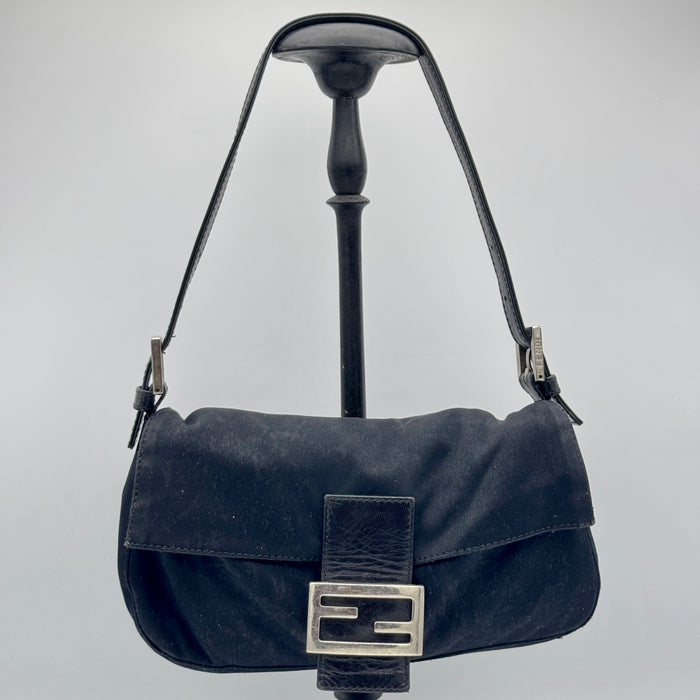 Borsa Fendi in tela nera 2000 ca