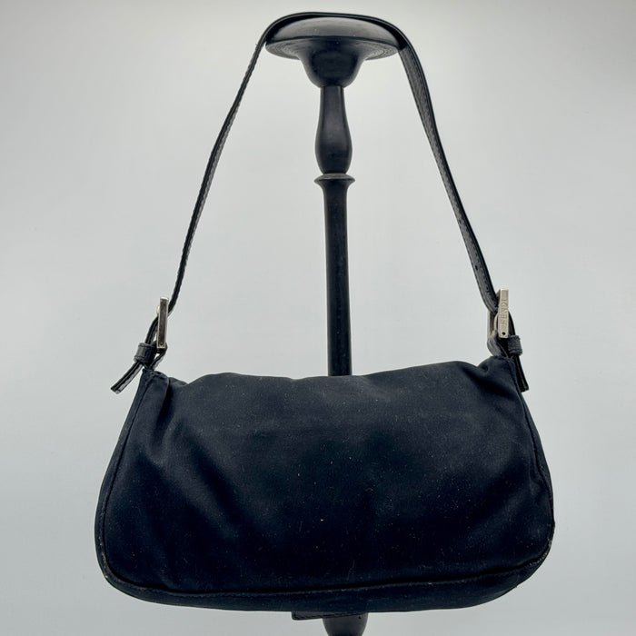 Borsa Fendi in tela nera 2000 ca