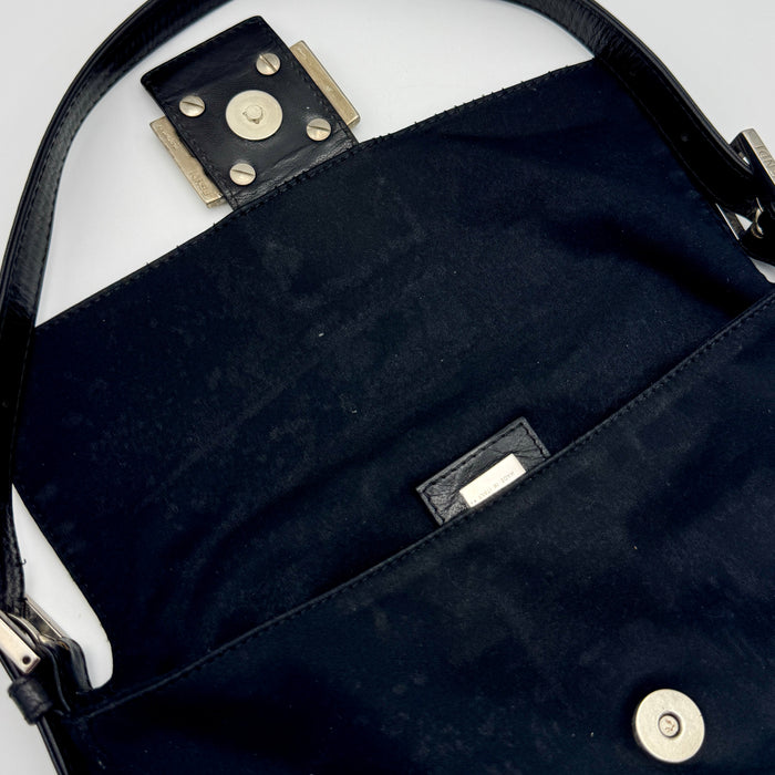 Borsa Fendi in tela nera 2000 ca
