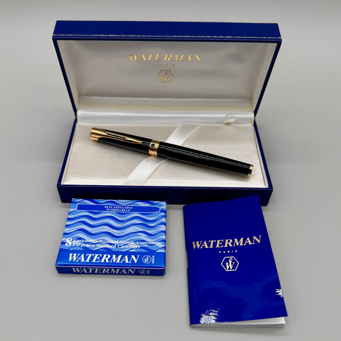 Waterman L'Etalon stilografica pennino F oro 18kt con corredo Francia 2000 ca