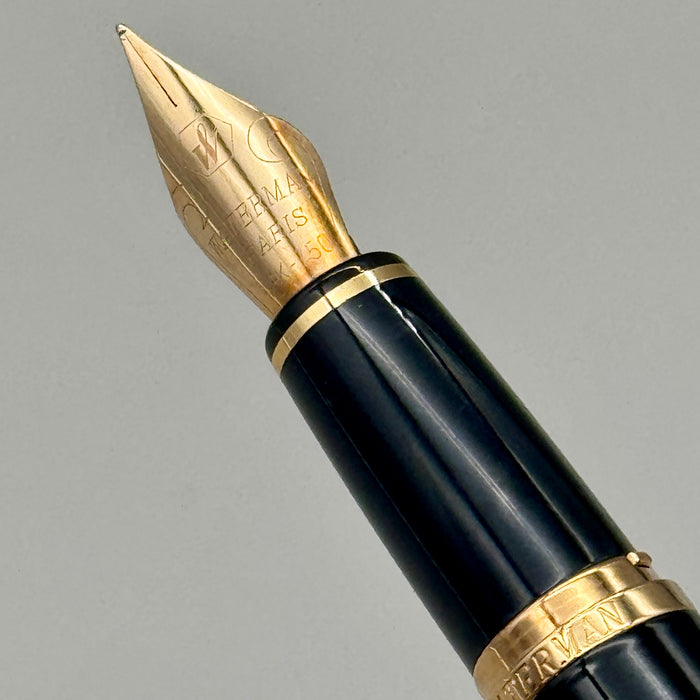 Waterman L'Etalon stilografica pennino F oro 18kt con corredo Francia 2000 ca