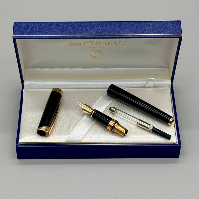 Waterman L'Etalon stilografica pennino F oro 18kt con corredo Francia 2000 ca
