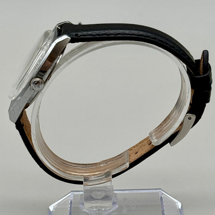Lanco Incabloc 17 jewels orologio da polso acciaio manuale Swiss 1970 ca