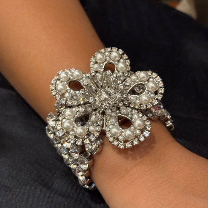 Bracciale Miu Miu fiore strass con dustbag 2020 ca