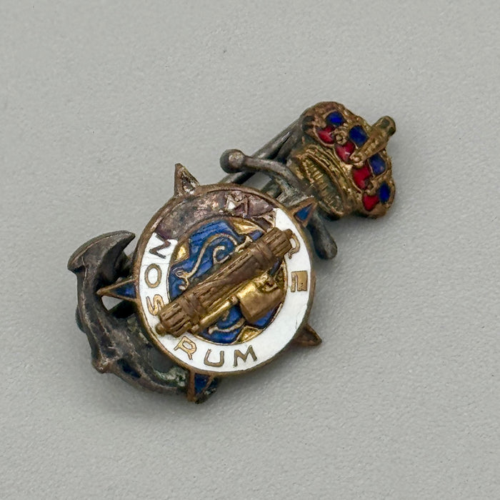 Distintivo Mare Nostrum ventennio smaltato difetto 1930 ca