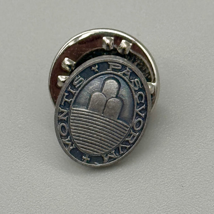 Spilla Banca Monte dei Paschi di Siena Montis Pascuorum 1960 ca