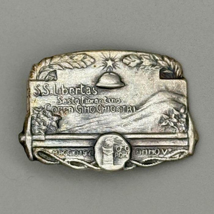 Distintivo Coppa Gino Chiostri SS Libertas Sesto Fiorentino 1927