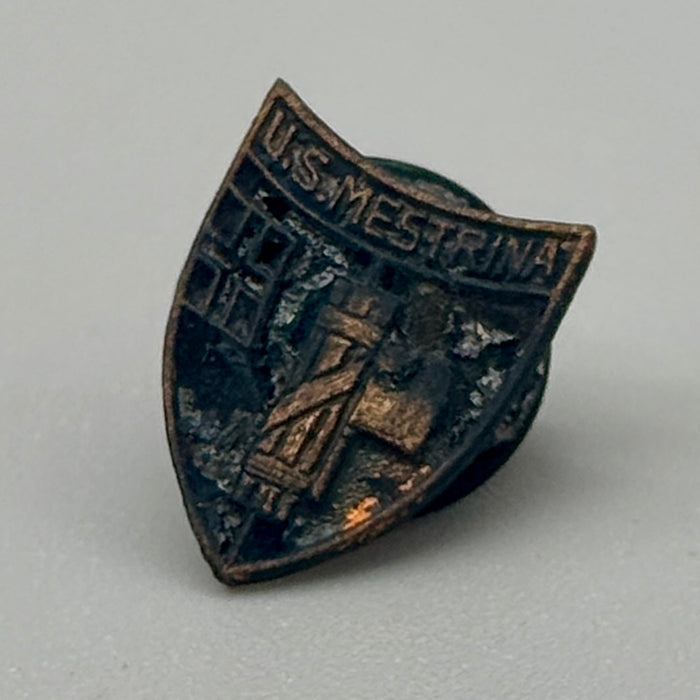 Distintivo U. S. Mestrina ventennio fascio littorio Mestre 1930 ca