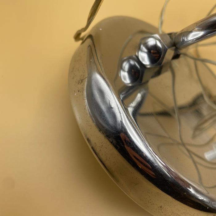 Lampada ministeriale cromata da scrivania design nord Europa 1960 ca