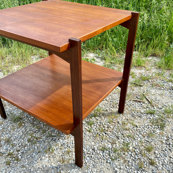 Tavolino di servizio in teak design scandinavo 1960 ca