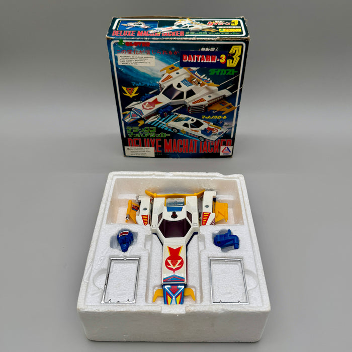 Daitarn 3 Deluxe Mach Attacker gioco vintage con scatola Japan 1970 ca