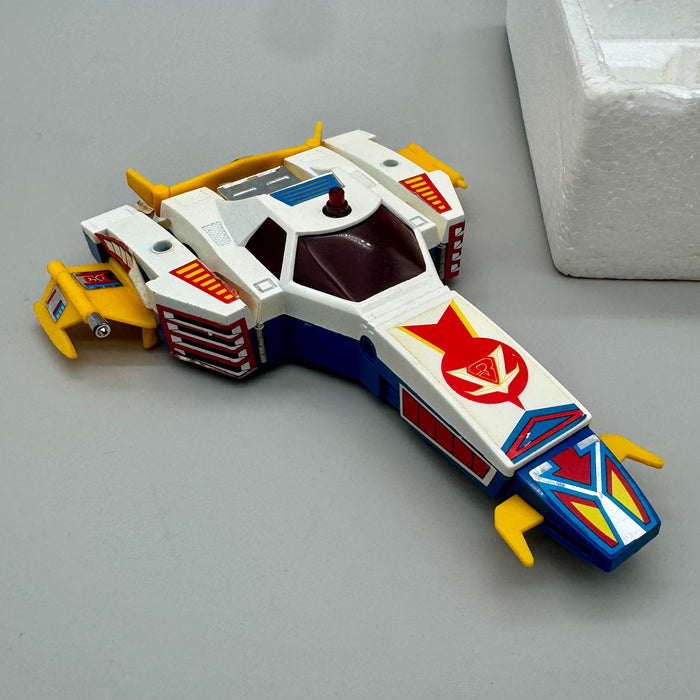 Daitarn 3 Deluxe Mach Attacker gioco vintage con scatola Japan 1970 ca