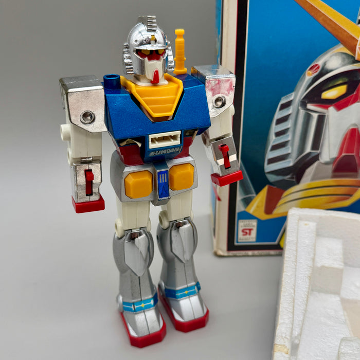 Gundam RX-78 Ceppiratti gioco vintage con scatola Japan 1970 ca