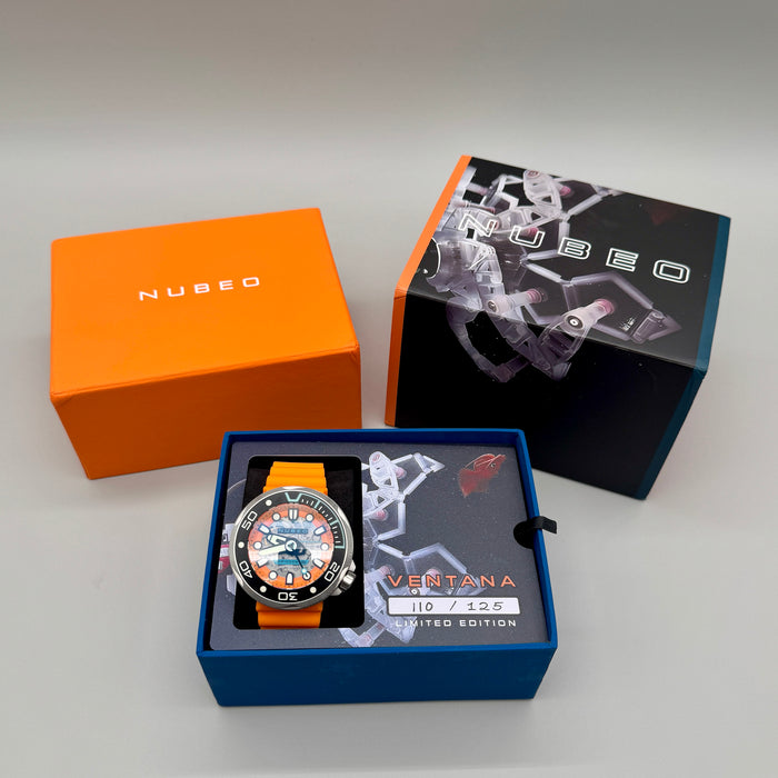 Nubeo Ventana Skeleton orologio da polso diver automatico limited edition full set 2020 ca