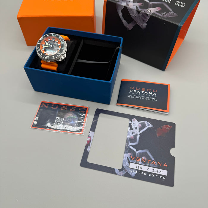 Nubeo Ventana Skeleton orologio da polso diver automatico limited edition full set 2020 ca