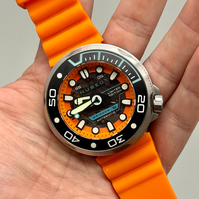 Nubeo Ventana Skeleton orologio da polso diver automatico limited edition full set 2020 ca