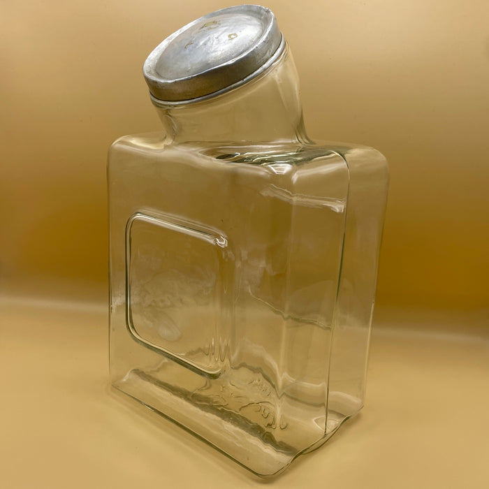 "Livio Tinti" vaso porta caramelle pubblicitario Siena 1950 ca