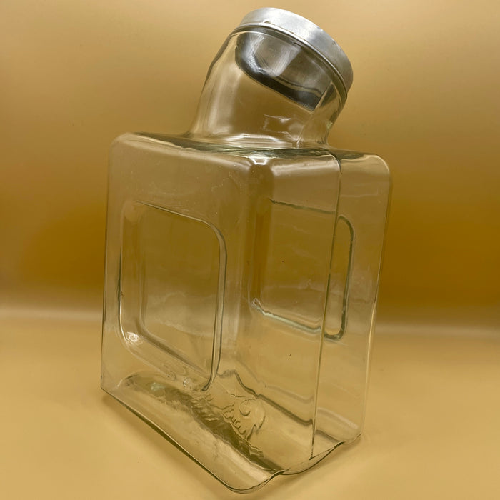 "Livio Tinti" vaso porta caramelle pubblicitario Siena 1950 ca