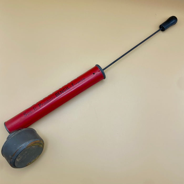 "Satana" vaporizzatore ddt insetticida vintage pubblicitario Bensil Firenze 1950 ca