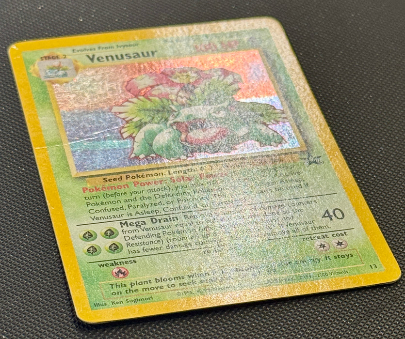 Venusaur 13 ENG Wizard Black Star promo holo carta Pokemon