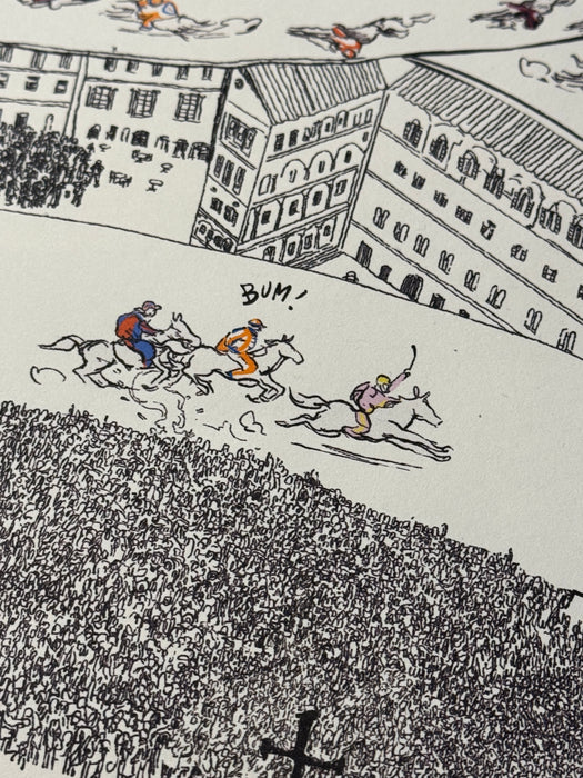 Daniele Marotta – “Carriera Fantastica 16 Agosto 2025 Contrada del Valdimontone” – offset numerata a 48 – 2025