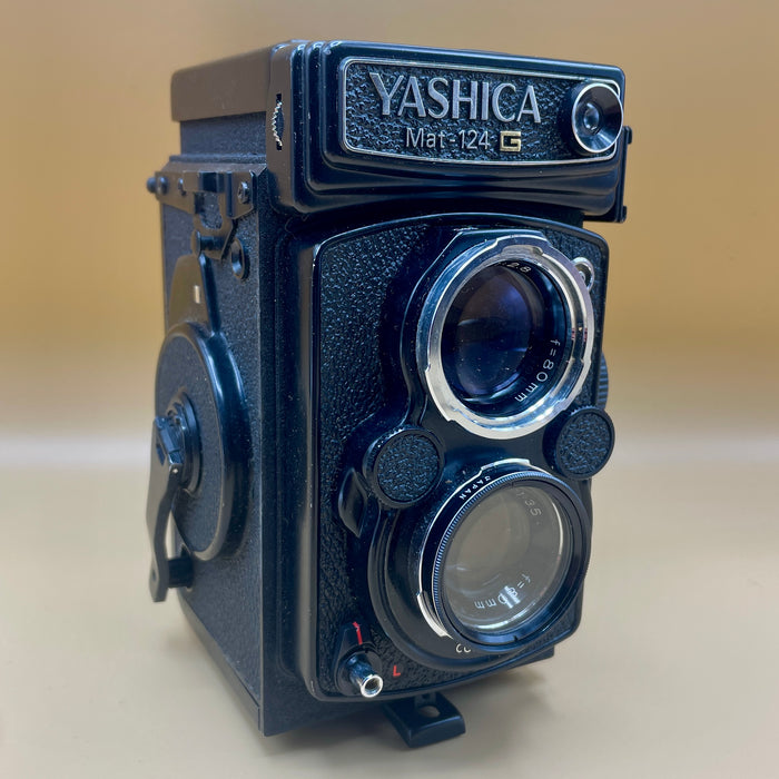 Yashica Mat-124 G macchina fotografica analogica con custodia funzionante 1980 ca
