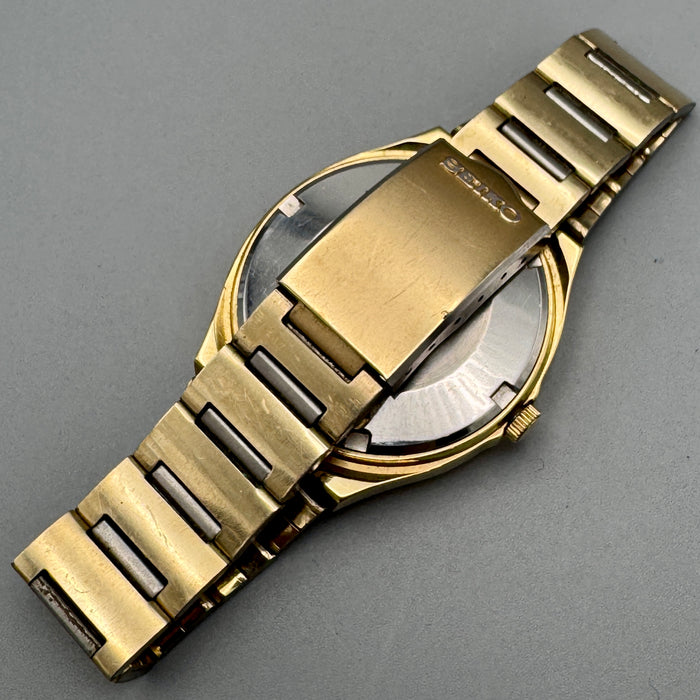 Seiko 5 ref. 6319-5010 orologio automatico acciaio dorato 38 mm Japan 1970 ca