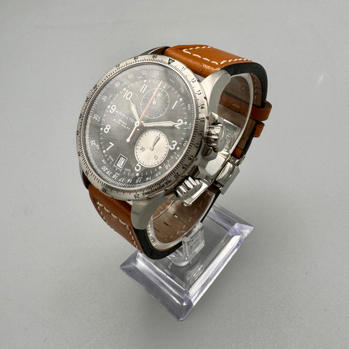 Hamilton Khaki ETO Chronograph ref. H776120 orologio quarzo acciaio 42mm 2008