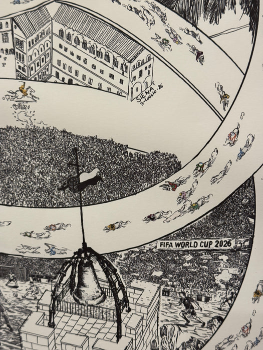 Daniele Marotta – “Carriera Fantastica 2 Luglio 2026 Nobile Contrada dell'Aquila” – offset numerata a 50 – 2026