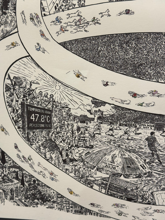 Daniele Marotta – “Carriera Fantastica 2 Luglio 2026 Nobile Contrada dell'Aquila” – offset numerata a 50 – 2026