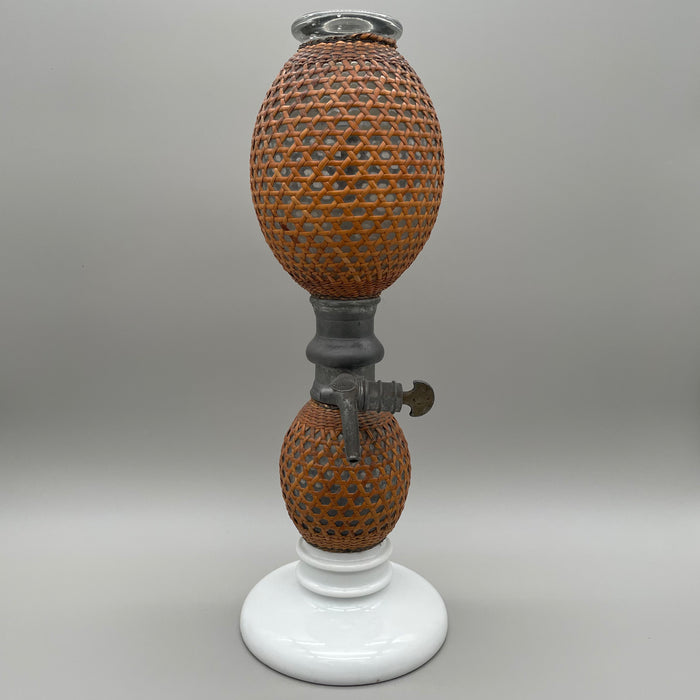 Seltz sifone Briet vetro ceramica Francia 1930 ca