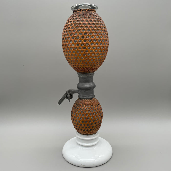 Seltz sifone Briet vetro ceramica Francia 1930 ca