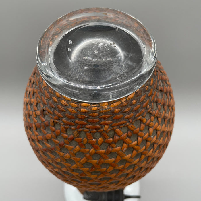 Seltz sifone Briet vetro ceramica Francia 1930 ca