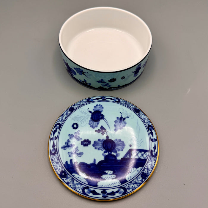 Scatola porcellana Richard Ginori Oriente Italiano blu 2020 ca