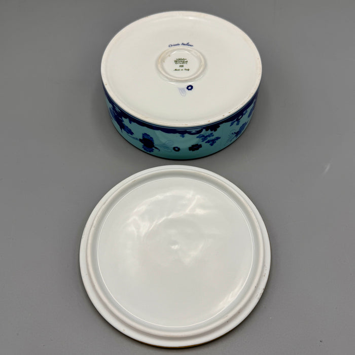 Scatola porcellana Richard Ginori Oriente Italiano blu 2020 ca