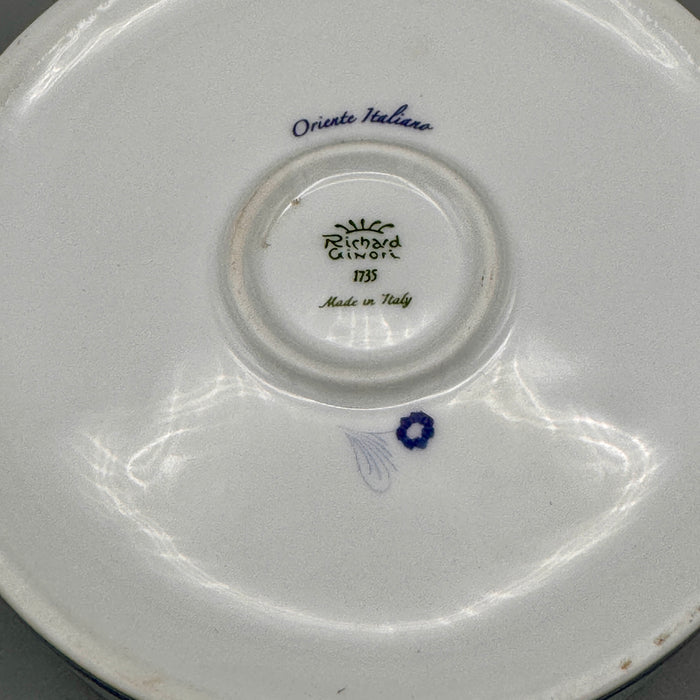 Scatola porcellana Richard Ginori Oriente Italiano blu 2020 ca