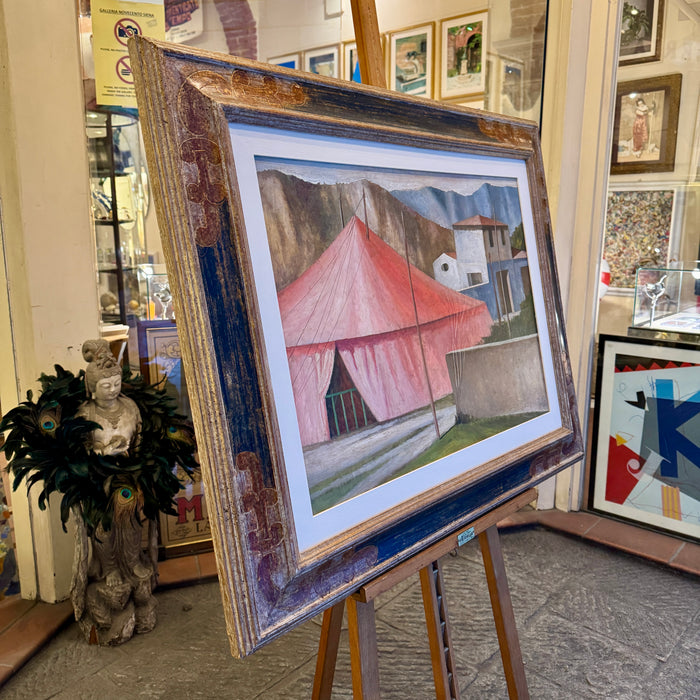 Marcello Scuffi – “Il Circo” – olio su tavola - 1990 ca