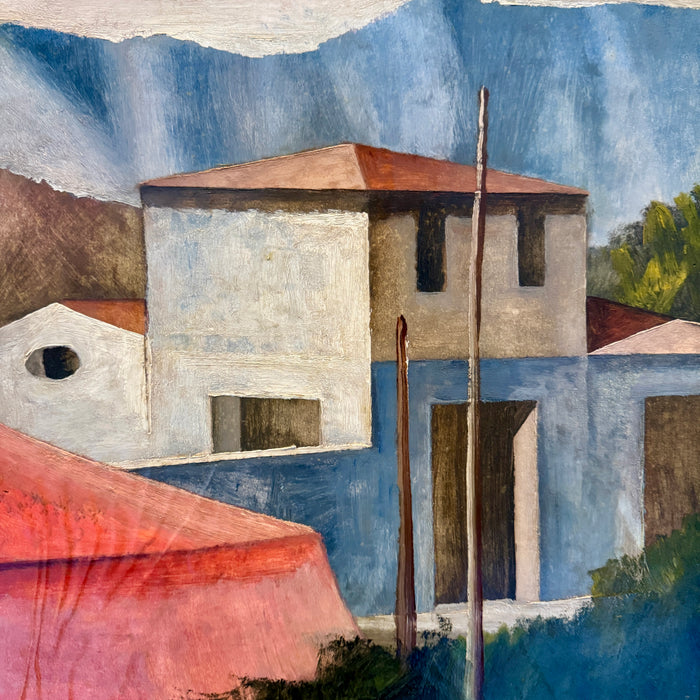 Marcello Scuffi – “Il Circo” – olio su tavola - 1990 ca