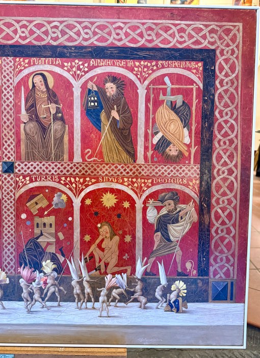 Renzo Galardini – “L'Altare degli Arcani” – olio su tela – 2025