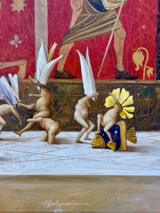 Renzo Galardini – “L'Altare degli Arcani” – olio su tela – 2025